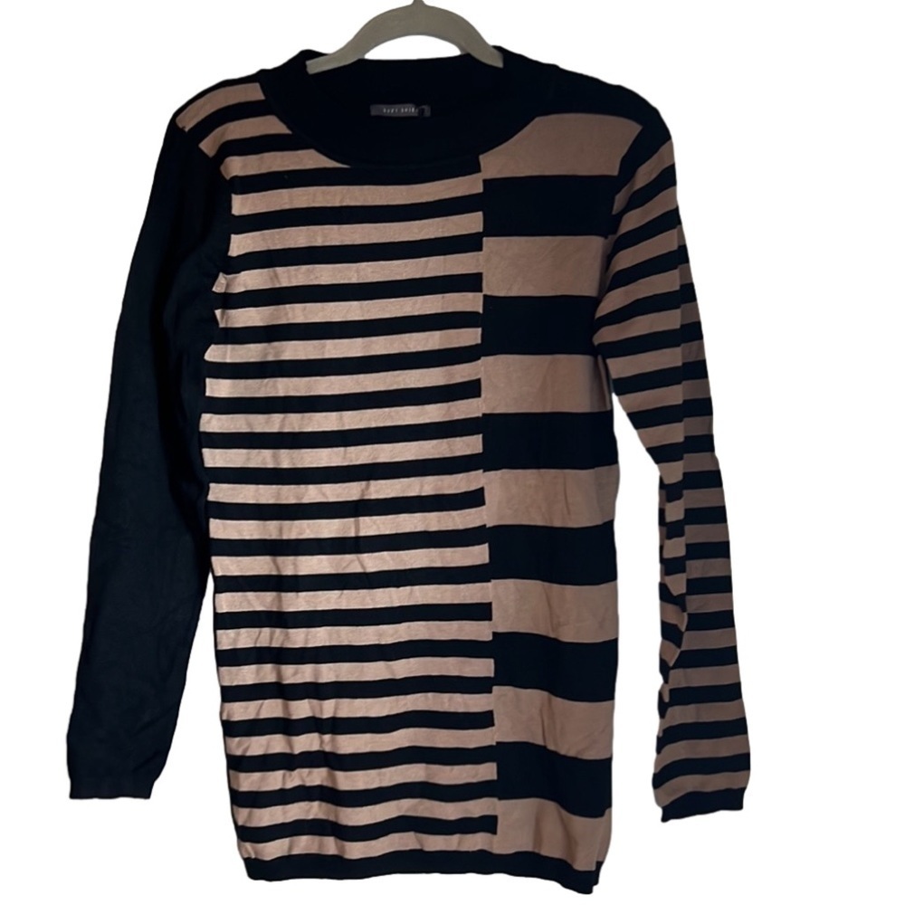 NWT Suzie Shier Striped Sweater Tunic